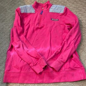 Girls Vineyard Vines  3/4 zip pull over